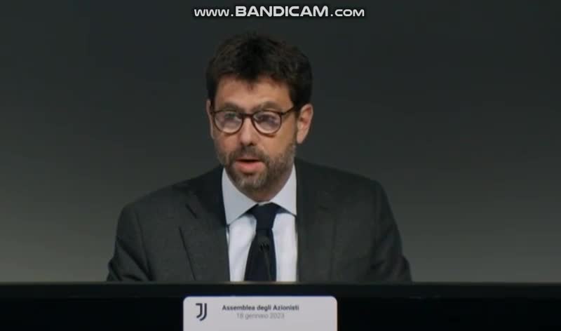 Parole Andrea Agnelli assemblea azionisti 2023