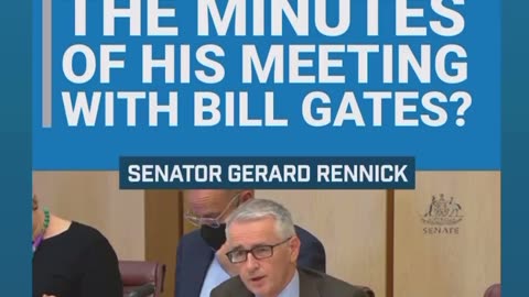 AUSTRALIAN PRIME MINISTER/BILL GATES MEETING: RELEASE THE MINUTES!!!