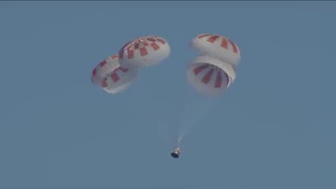 Space X Crew Dragon Returns from Space Station on Demo-1 Mission