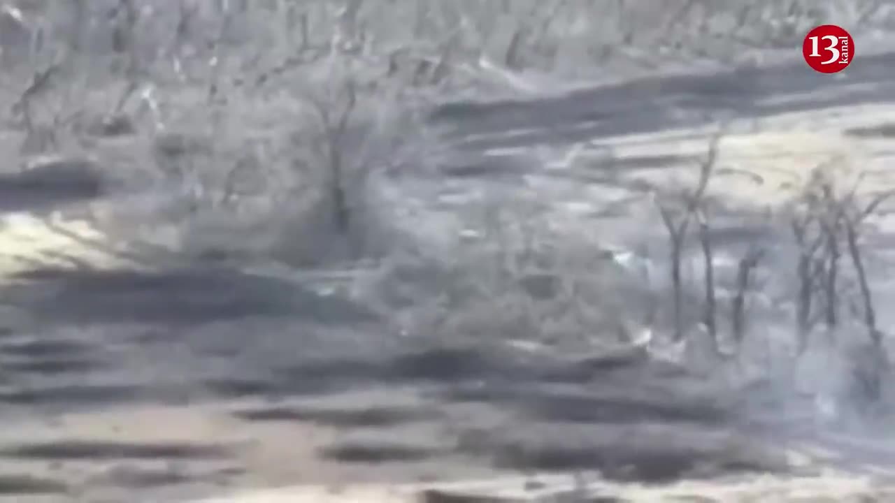 While advancing in forest area, Russians come under attack - they sought to escape under fire