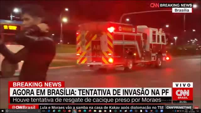 ATENTADO TERRORISTA EM BRASILIA POR BOLSONARISTAS. 10 ONIBUS INCENDIADOS