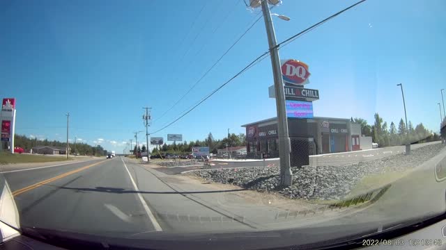 Careless Left Turn Causes Close Call on Busy Road
