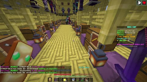 minecraft bedwars live with subscriber