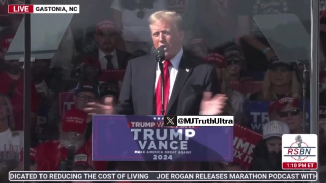 Trump Points to the Sky and says “Thank you Sirrrr” For Releasing Horrible Kamala Job Numbers