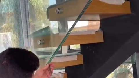 Cracked glass design for Stairs