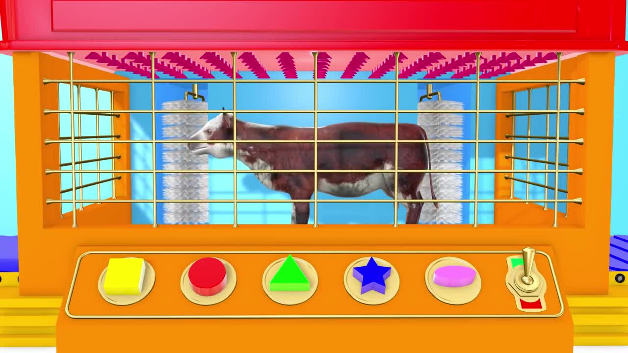 Fun Cow for Kids | Shapes | Animals Cow for Children1