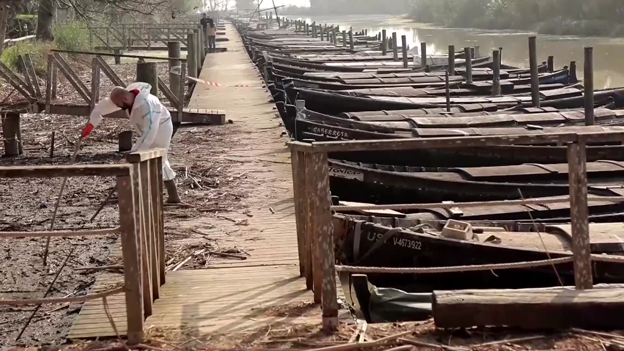 Trash from Spain's floods puts a biodiverse wetland in jeopardy