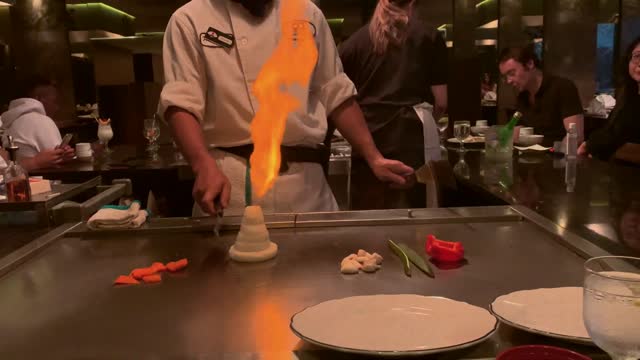 Teppanyaki master chef