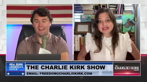 Libby Emmons Tells Charlie Kirk About Lowering Age for 'Irreversible Medical Mutilation' of Children