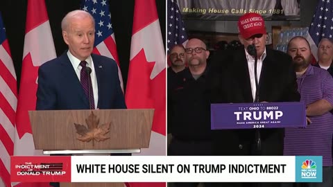 Biden administration silent on Trump indictment