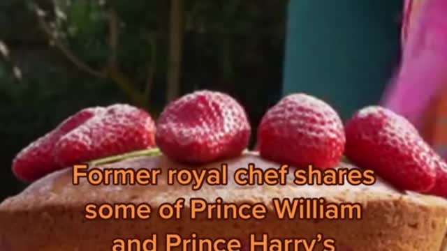 Former royal chef shares someof Prince William and Prince Harry's favorite treats