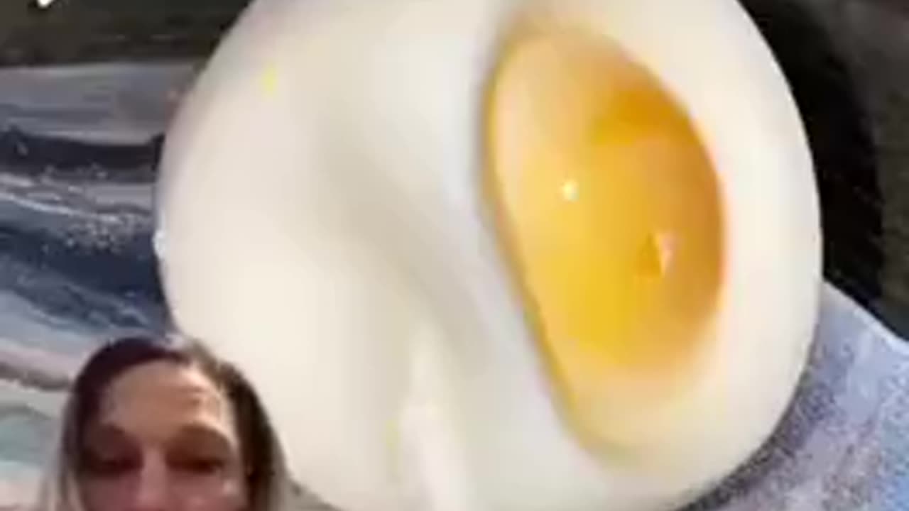 Are you eating the plastic eggs?