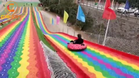 Scenic Spot Amusement Rainbow Slide