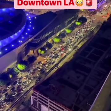 Happening in Downtown La on Friday night 👀