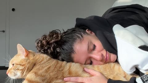 Cat Isn't in the Mood for Cuddles