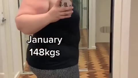 Unbelievable Weight Loss Transformation: From 148kg to 1o5lbs in Just 7 Months!#weightloss