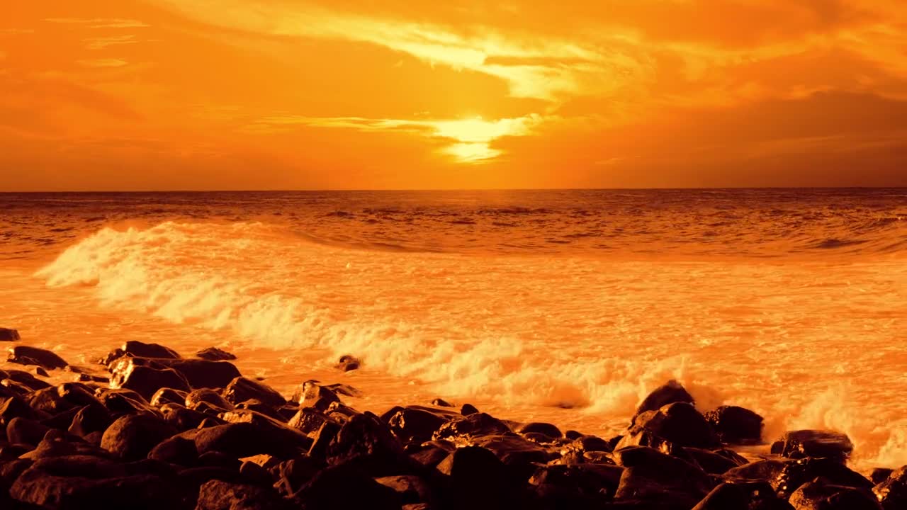 Beautiful beach and the sky