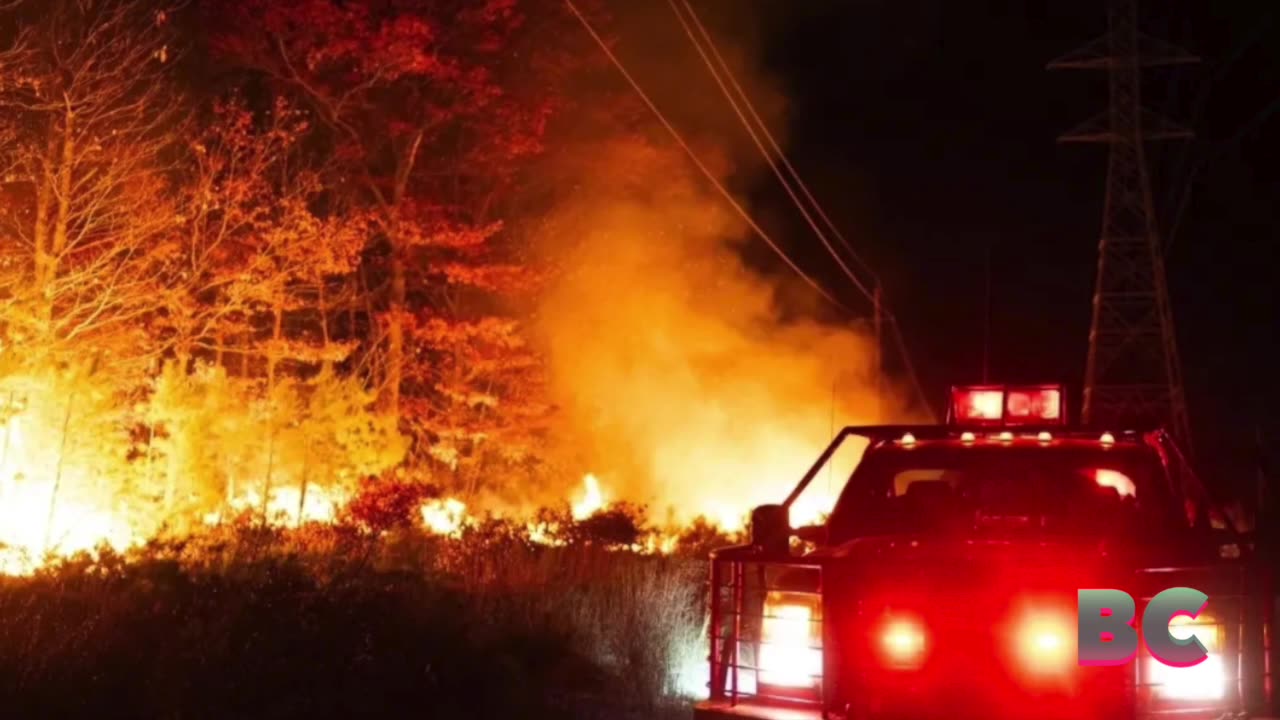 A man has been charged with arson in connection to a New Jersey wildfire sparked by a shotgun round