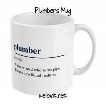 Plumbers Mug By Welovit ❤️