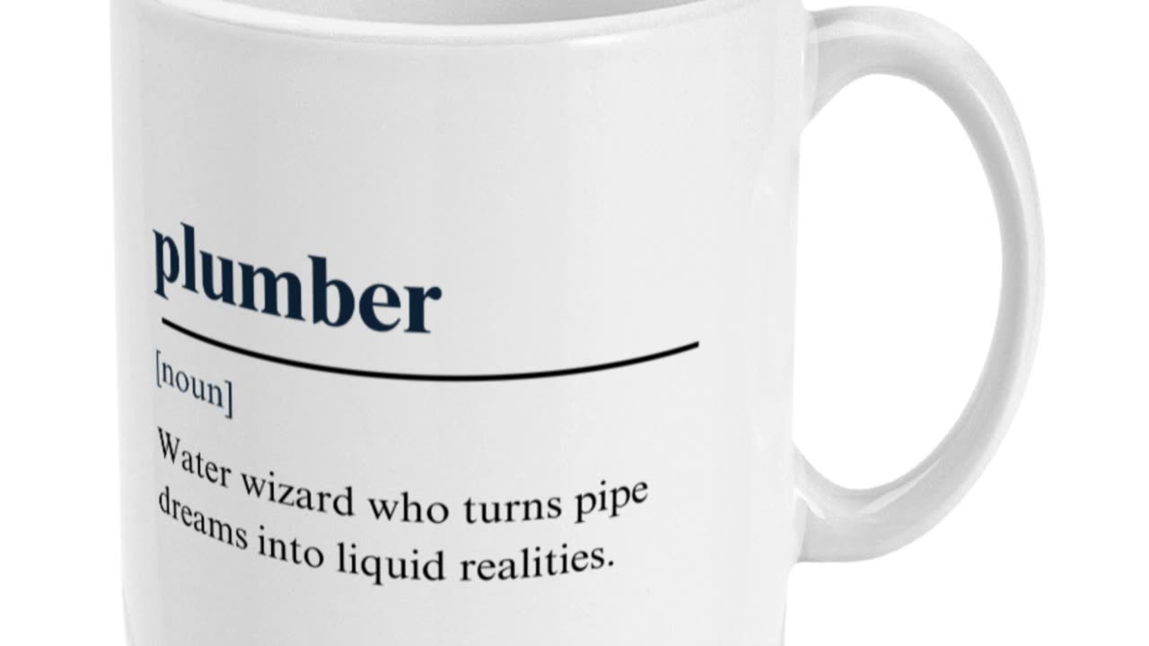 Plumbers Mug By Welovit ❤️