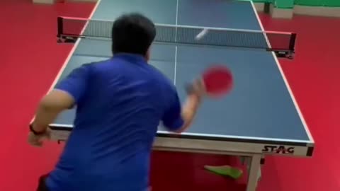 second ball insideout backhand attack. Timeout Club Table Tennis Academy Lucknow