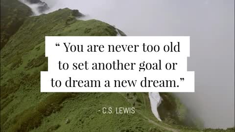 CS Lewis on Age and Goals