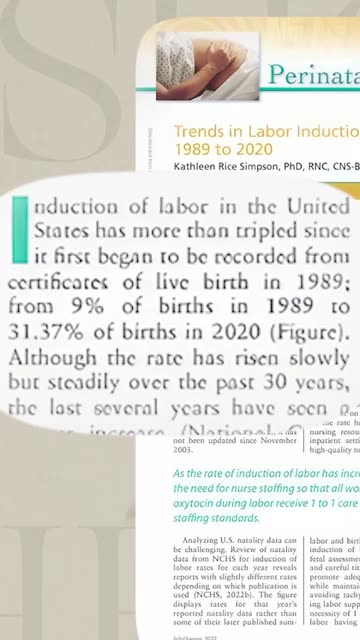 There Has Been an Explosion of Birth Inductions