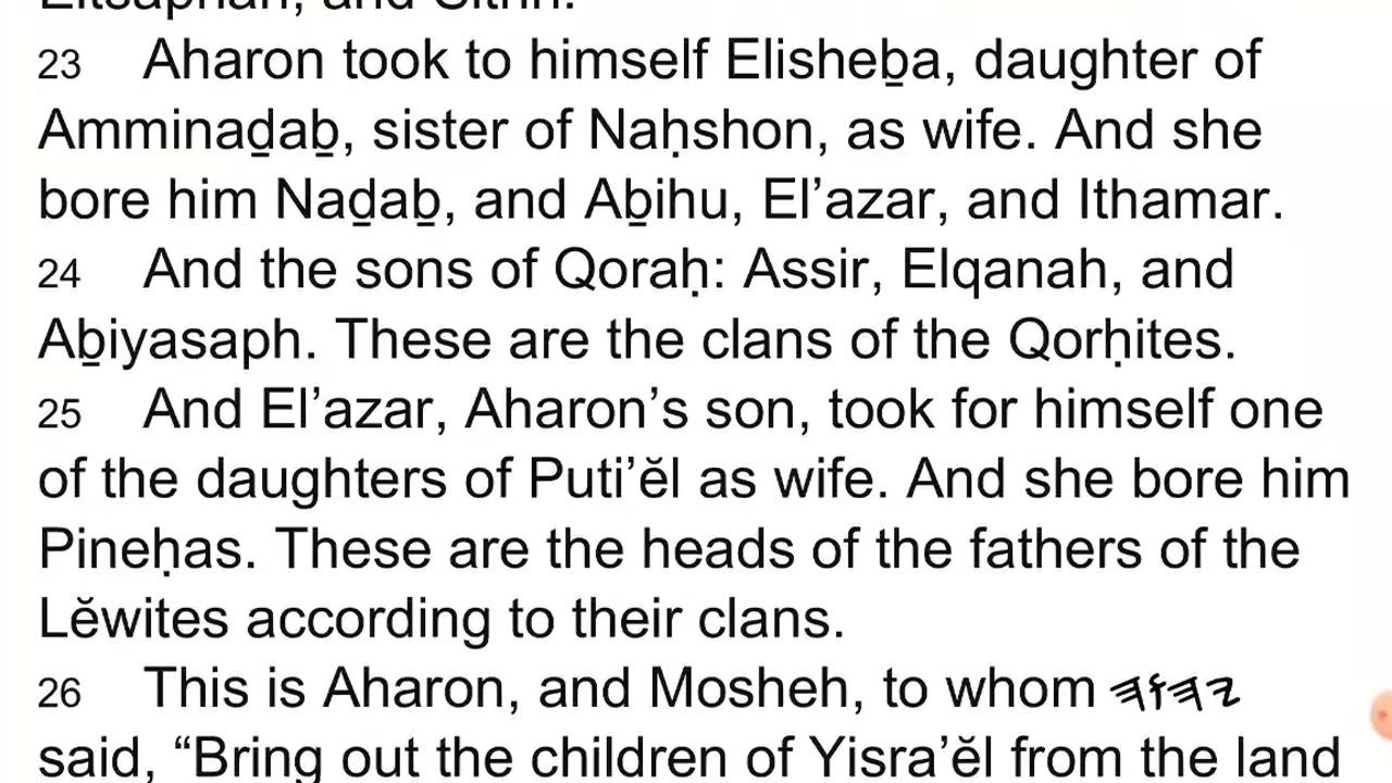 SHEMOTH / Exodus 6 - I Read My Scriptures! ❤️ 📖