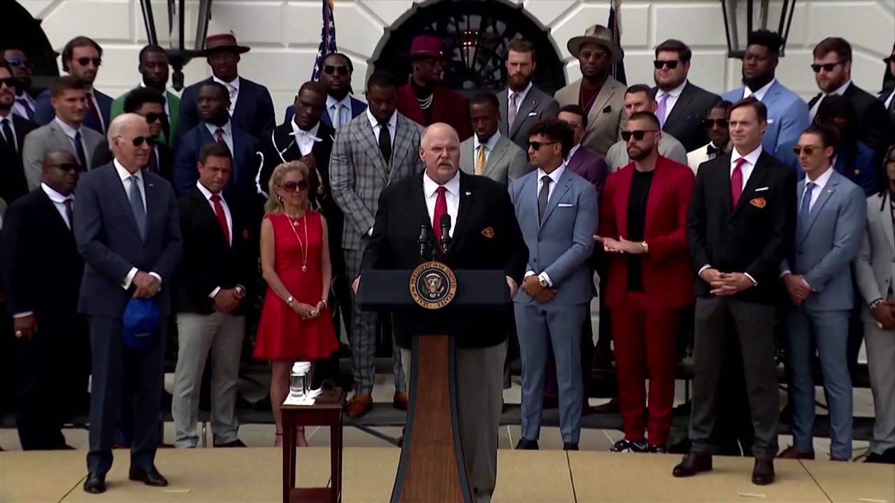 Joe Biden celebrates the Kansas City Chiefs 'dynasty'