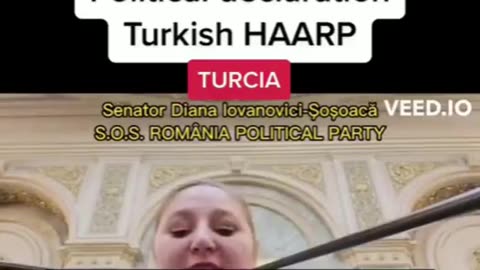 MASS MURDER: ROMANIAN SENATOR SAYS TURKEY’S EARTHQUAKES ARE WEATHER WARFARE!!