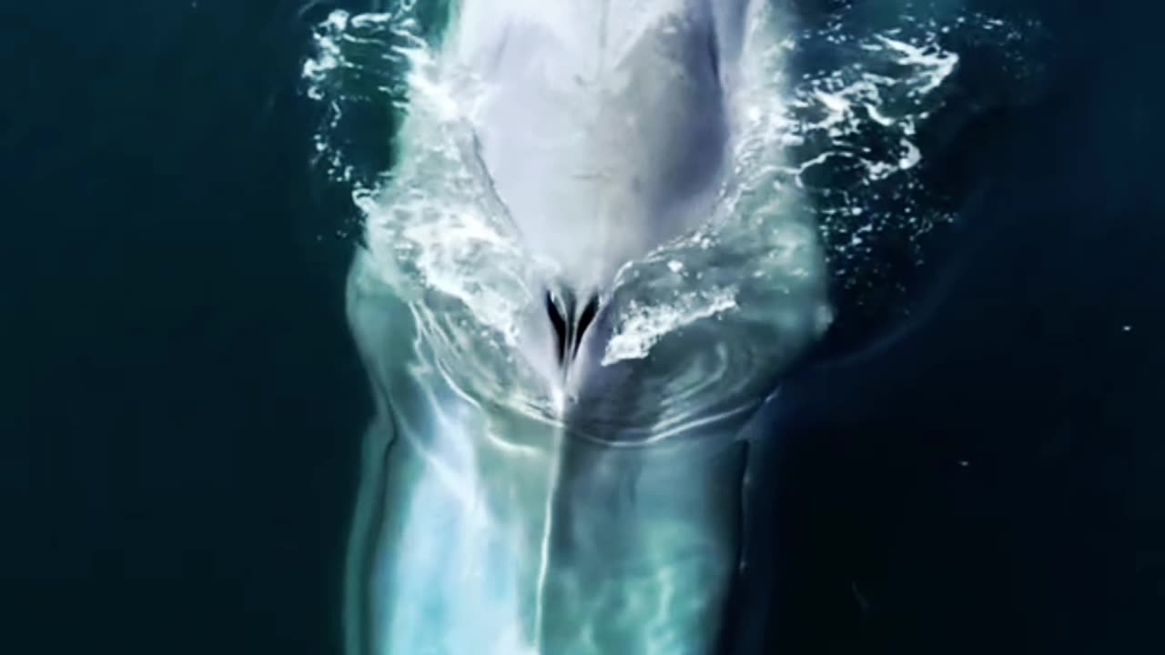 BLUE_WHALE_🐋الحوت الأزرق في الماء المثالي In_Perfect_Ocean🌊 #Whale #Viral_Shorts