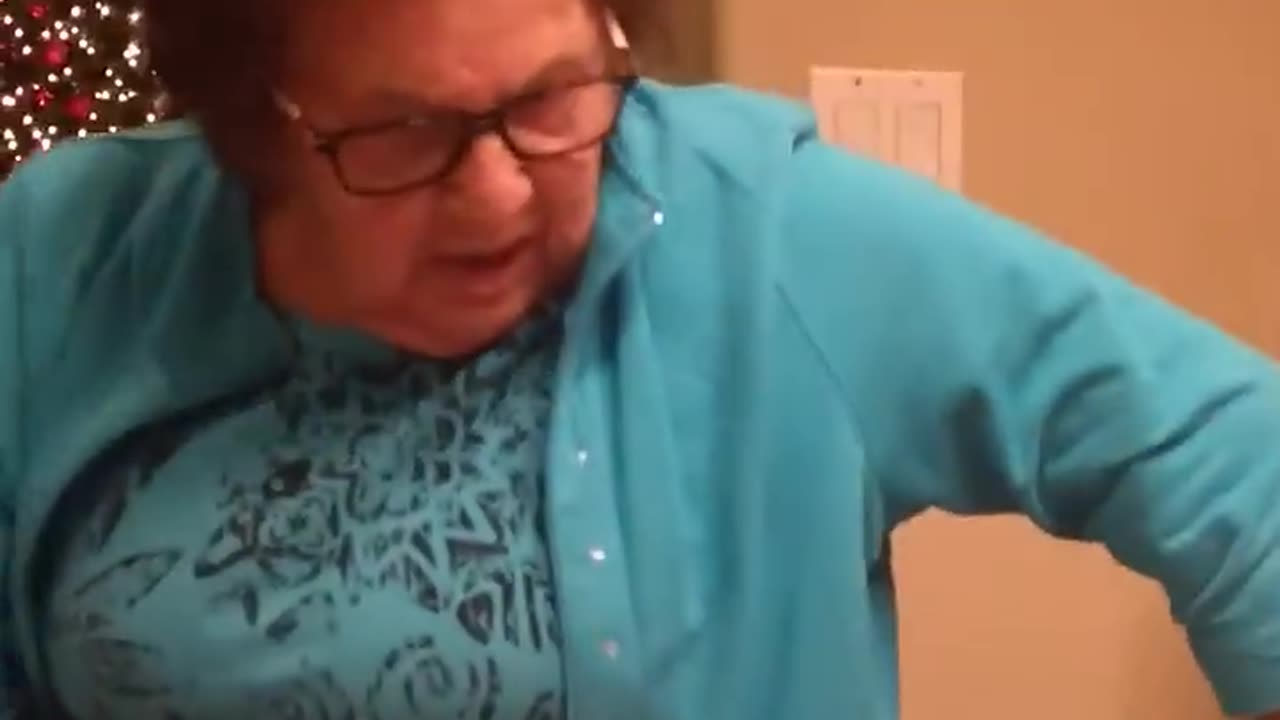 Italian grandmother learning to use Google home