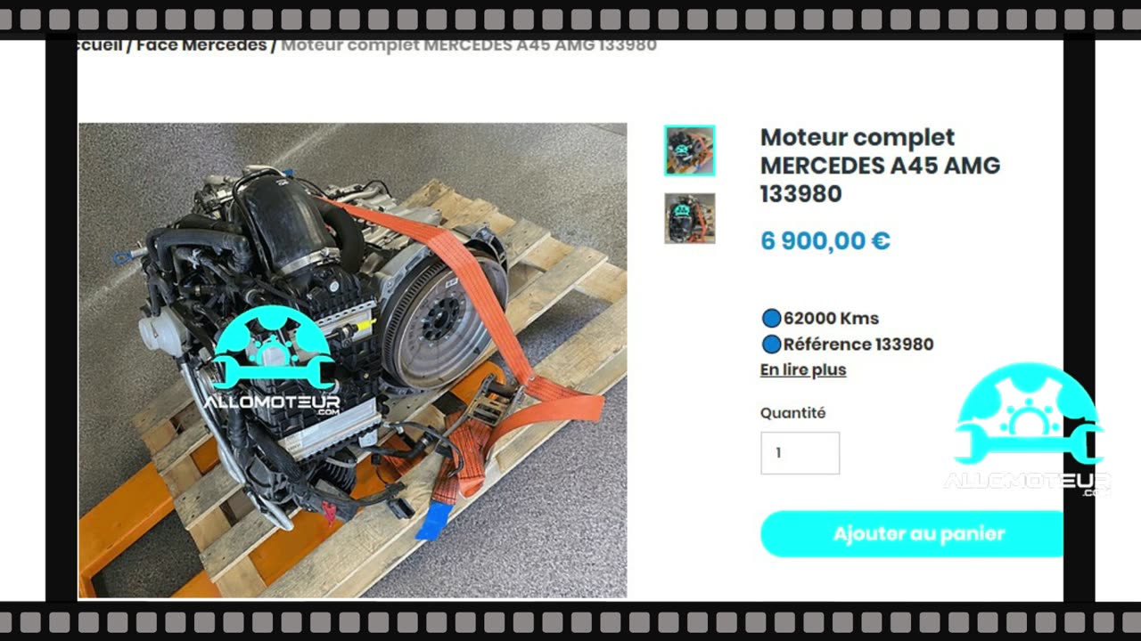 ALLOMOTEUR.COM - Moteur complet MERCEDES A45 AMG 133980