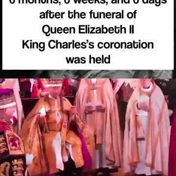 6-mos, 6-wks, 6days = King Charles Coronation