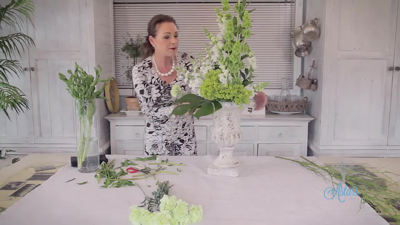 How to Arrange with Tall Stately Flowers Floristry Tutorial