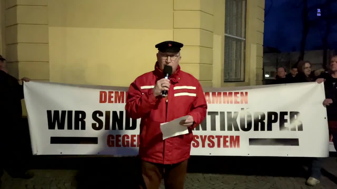 Demmin: Rede von Burckhard am 24-02-2022