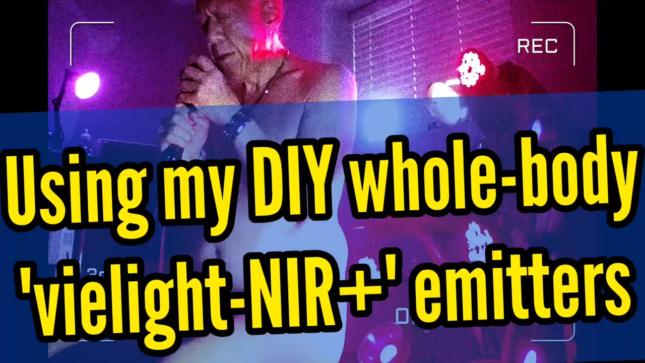 Using my DIY whole-body 'vielight-NIR+' emitters with instrumented results