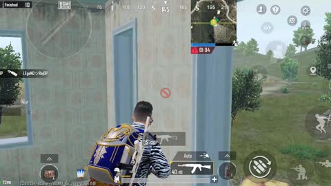 #bgmi game funny video 🤣📸 1v2 with umpe9+akm#