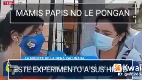 VICTIMA DE LA VACUNA DEL COVID FALLECIO LUEGO DE PONERSELA A SU HIJA