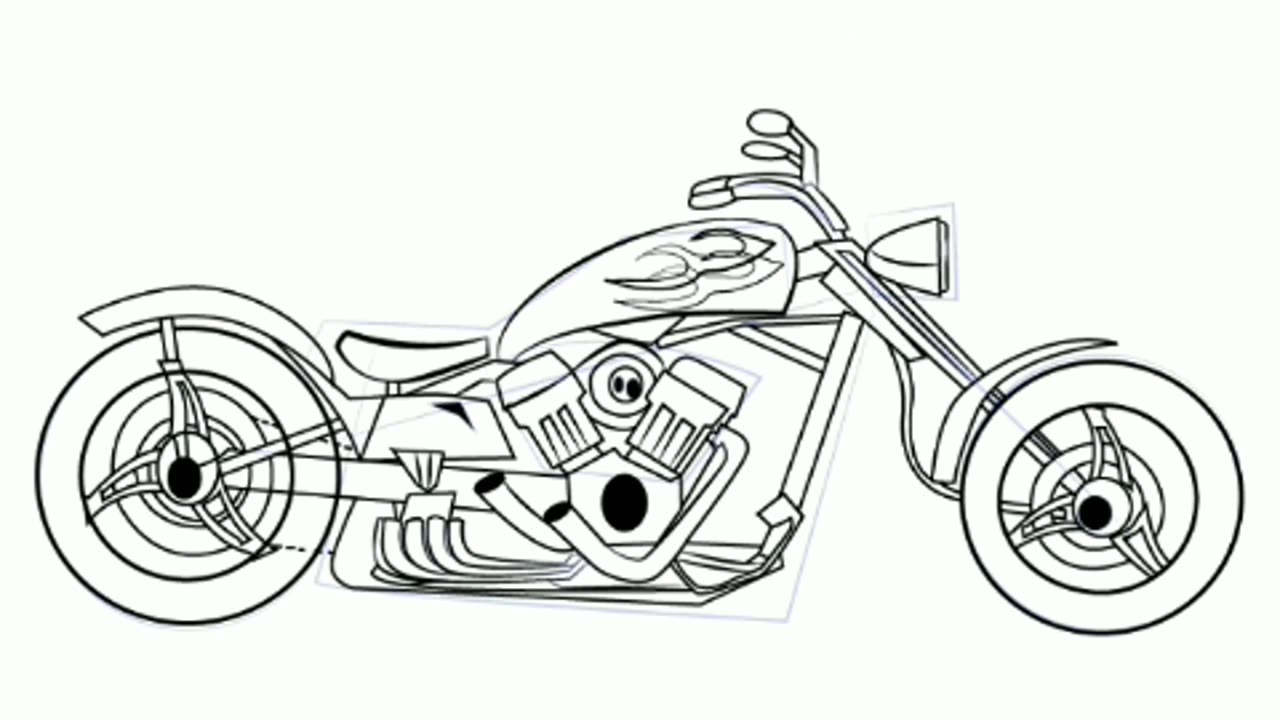 Motor cycle drawing amazing shorts video....Must watch...💗💗💗💗💗🧠👍👍👍👍