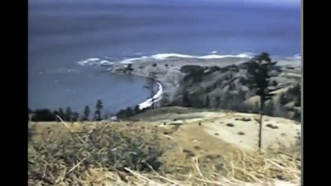 Hang gliding Shelter Cove in Humboldt County, 1975.