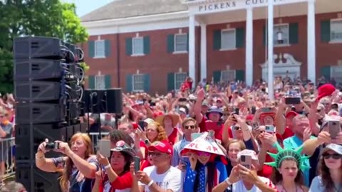 Pickens, SC 7/1/23 Crowd is full of love