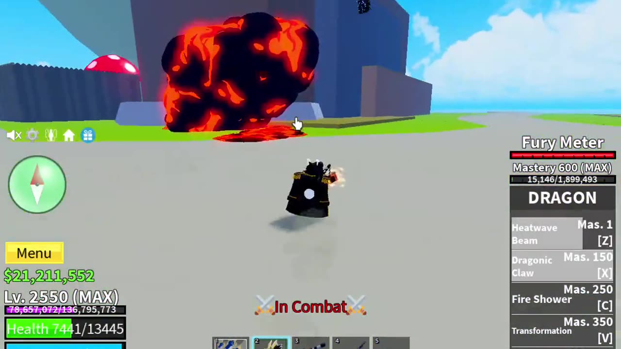 Blox Fruits - PvP practice part 1