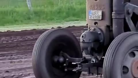 Large agricultural tractor