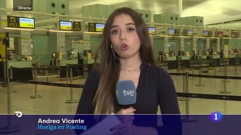 HUELGA VUELING: 54 VUELOS suspendidos en el PRIMER DÍA de PAROS de los TRIPULANTES de CABINA | RTVE