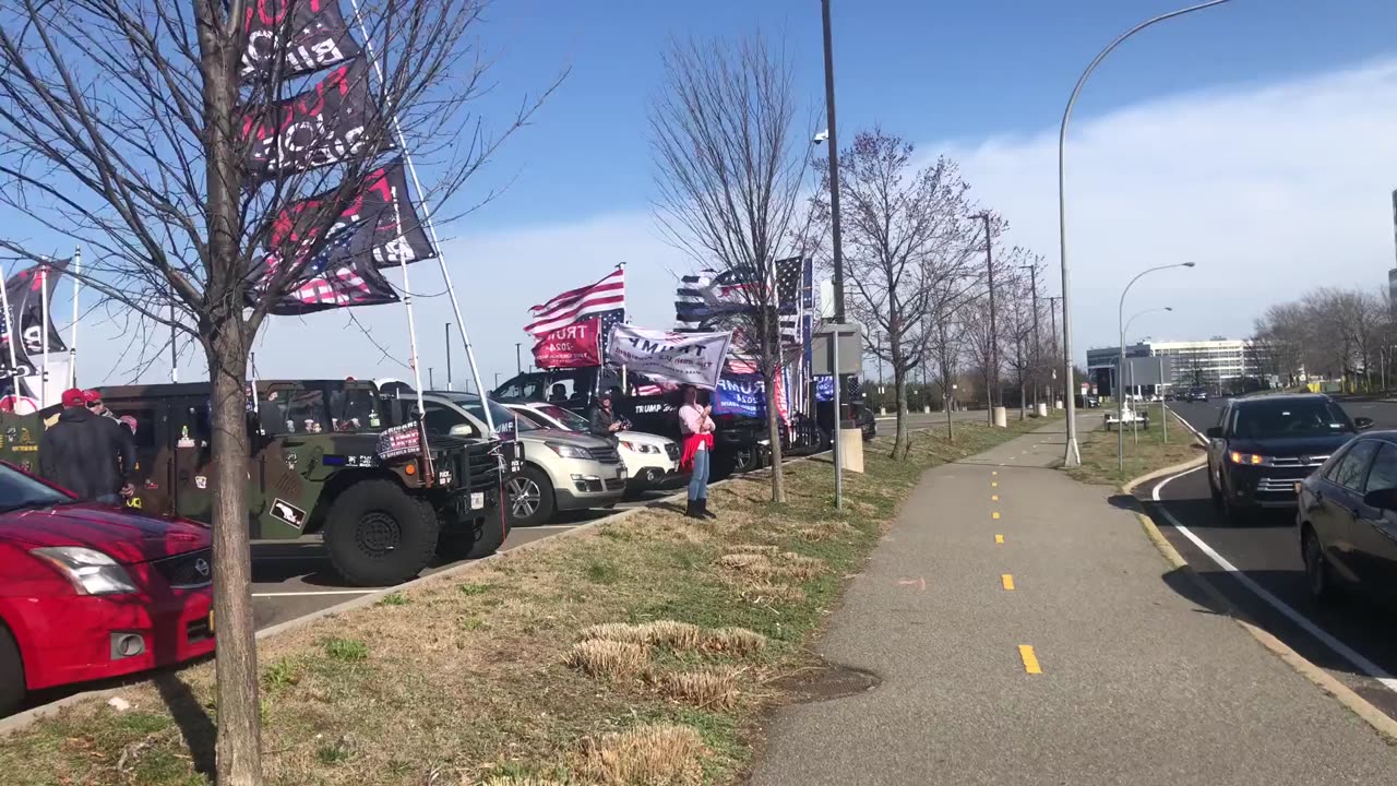 Outside of Saturday's Ron DeSantis Rally...