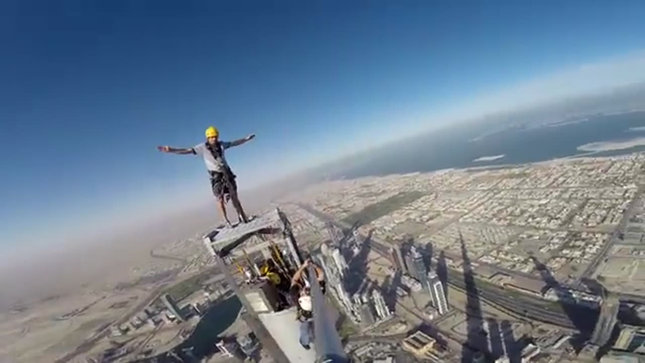 Top of the burj khalifa