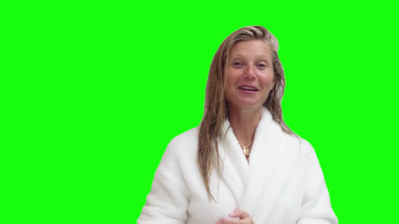 “It’s Time for Me to Get in Bed. This Has Been Fun.” Gwyneth Paltrow | Green Screen