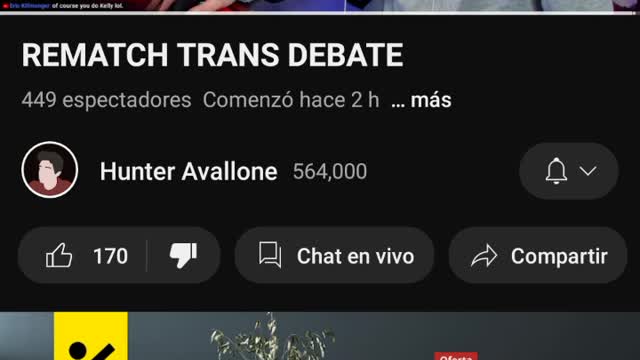Mundo de conspiración. Se burlan de Hunter Avallone.