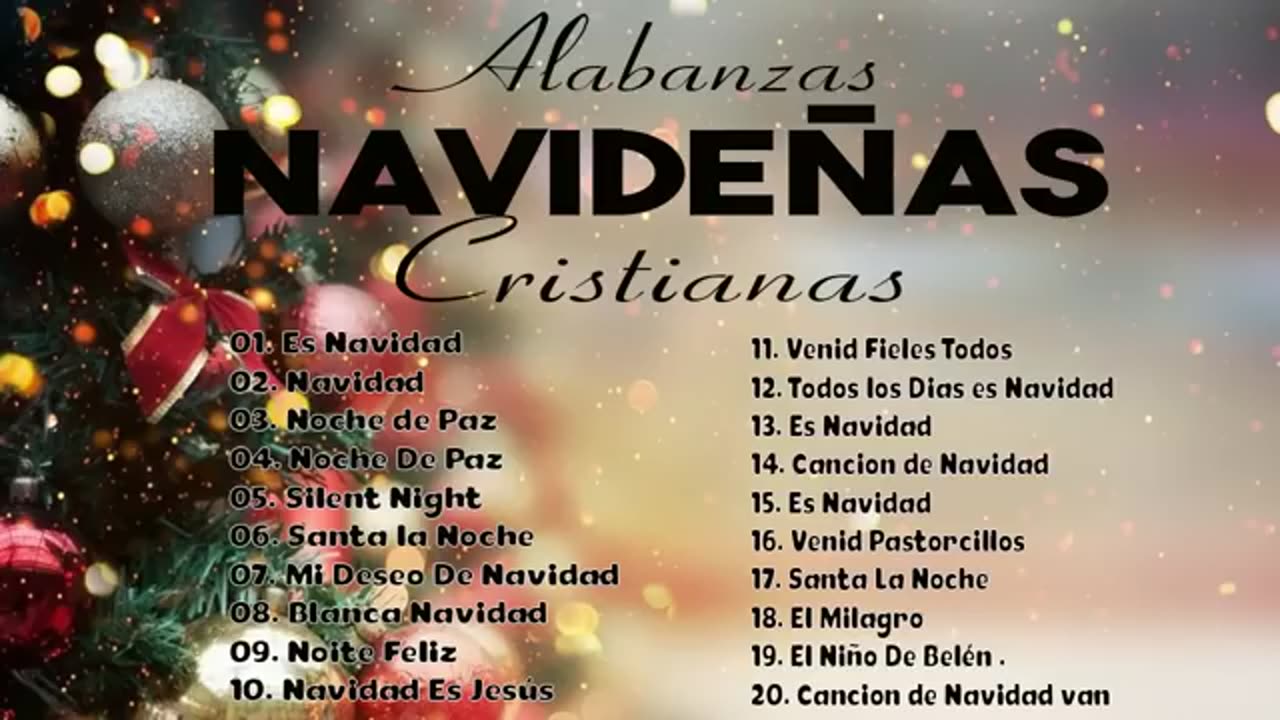 Alabanzas Navideñas Feliz Navidad 2024 Lo Mejor de la Navideña.